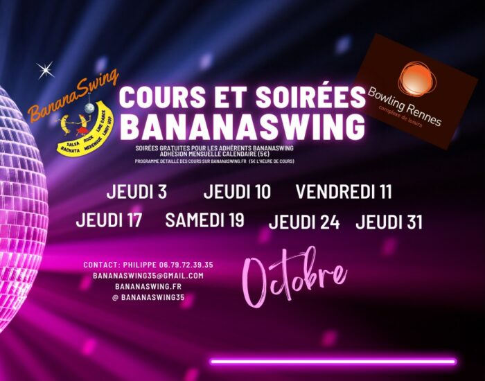 Soirée BANANASWING tous les jeudis soirs